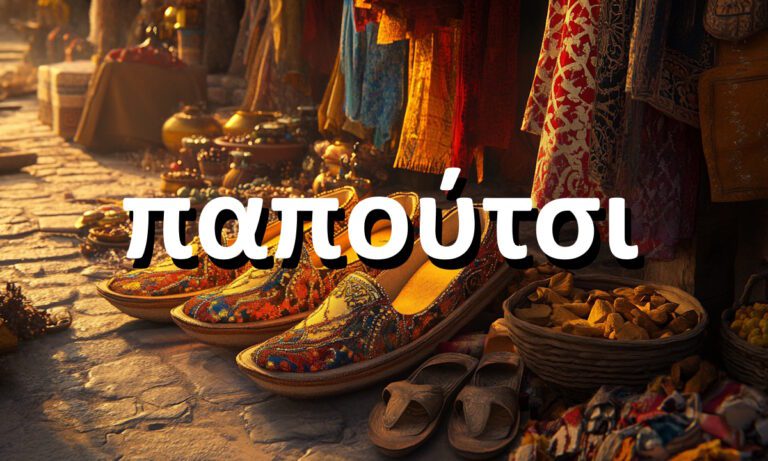 Ήξερες από που βγήκε η λέξη παπούτσι;