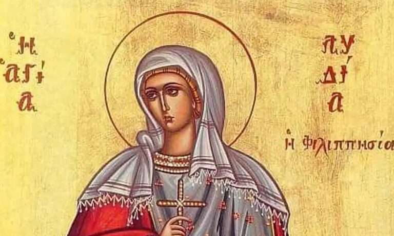 Ήταν η πρώτη Ευρωπαία Χριστιανή, η πρώτη που βαπτίσθηκε στην Ευρώπη