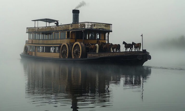 Το πρώτο Ferry Boat το έσερναν άλογα. Κυριολεκτικά.
