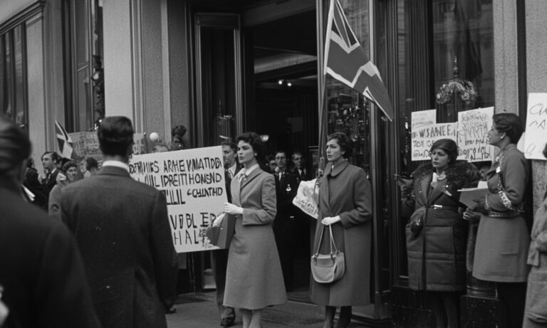Η Βασίλισσα της Ελλάδας στριμώχτηκε από Έλληνες και Κύπριους στο Λονδίνο και κρύφτηκε σε σπίτι ηθοποιού