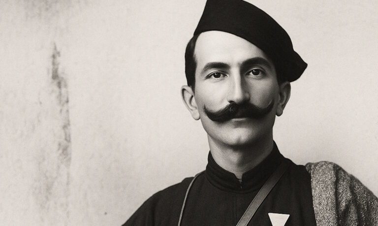 Μεγάλη Παρασκευή τον περικύκλωσαν 200 Τούρκοι. Δεν πολέμησε. Παρέδωσε το σώμα του και 45 άντρες για να σωθούν οι υπόλοιποι.