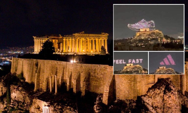 Ξεφτίλα: Η Ακρόπολη είχε αθλητικά παπούτσια για «σπόνσορα»! – Για «drone show» των 380 ευρώ γίναμε παγκοσμίως ρεζίλι και το ΥΠΠΟ δεν γνώριζε τίποτα!