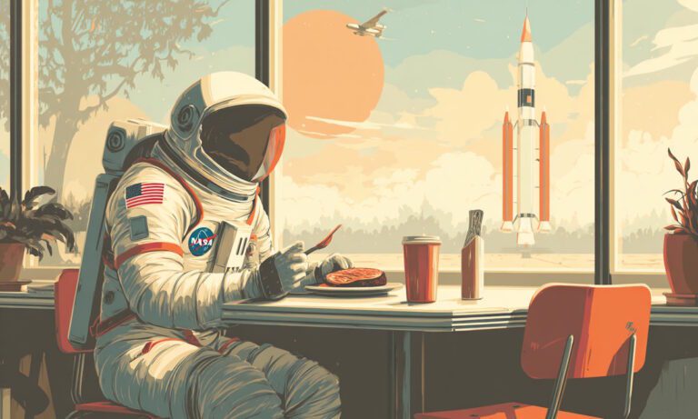 Γιατί οι αστροναύτες τρώνε μπριζόλες και αυγά πριν πετάξουν;