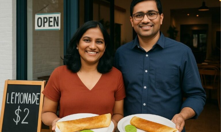 Έστησαν πάγκο λεμονάδας για την κόρη τους – Τώρα βγάζουν 15.600 δολάρια τον μήνα με dosas στο Μπρούκλιν!