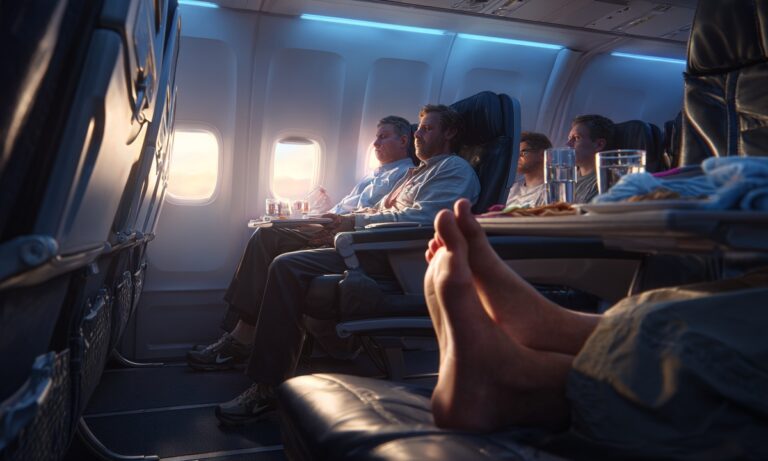 Γιατί είναι καλό και γιατί δεν είναι καλό να βγάζεις τα παπούτσια και τις κάλτσες στο αεροπλάνο