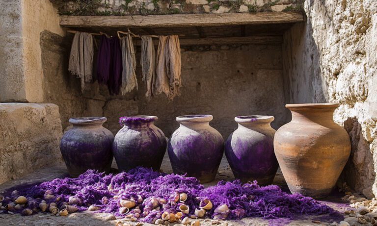 Έβγαζαν χρώμα από σαπισμένα κοχύλια. Κι όμως, αυτό το χρώμα κόστιζε όσο ολόκληρο σπίτι