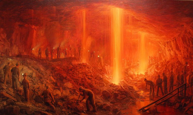 Ραδιενεργά πετρώματα βράζουν τη Γη από κάτω. Οι ανθρακωρύχοι το ζουν κάθε μέρα.