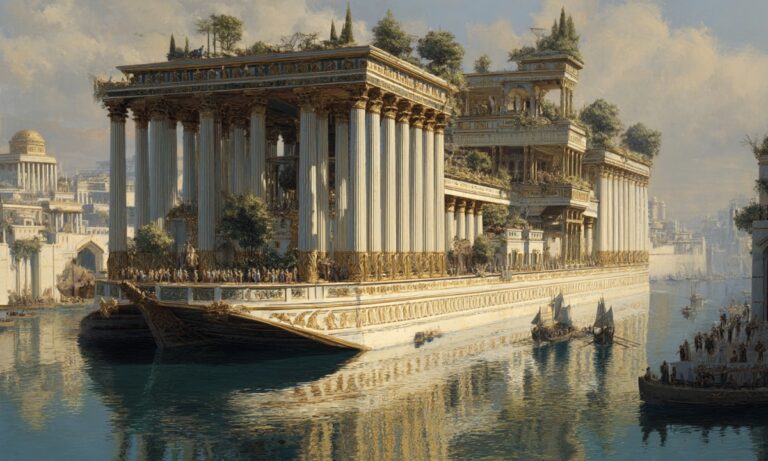 Ο Αρχιμήδης σχεδίασε το μεγαλύτερο πλοίο της Αρχαιότητας. Ήταν τόσο μεγάλο που δεν χώραγε στα λιμάνια