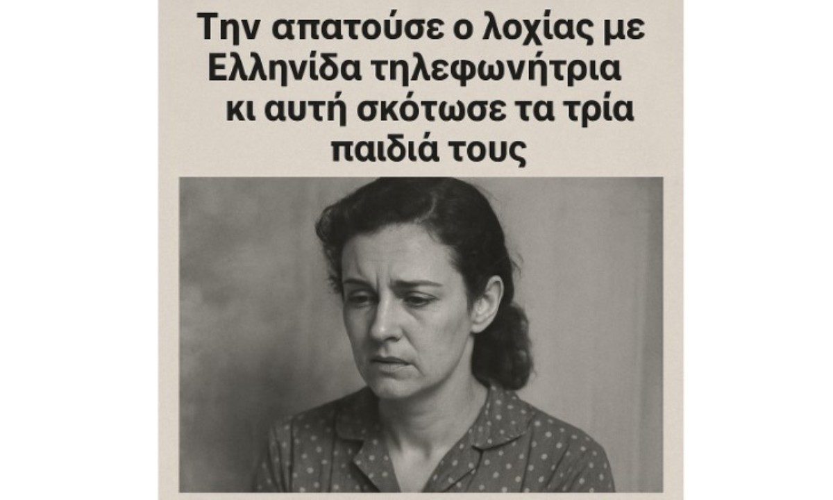 Την απατούσε με Ελληνίδα τηλεφωνήτρια – Σκότωσε τα τρία παιδιά τους από ζήλια