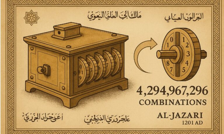 Το χρηματοκιβώτιο με 4 δισεκατομμύρια κωδικούς που σχεδιάστηκε πριν 800 χρόνια!
