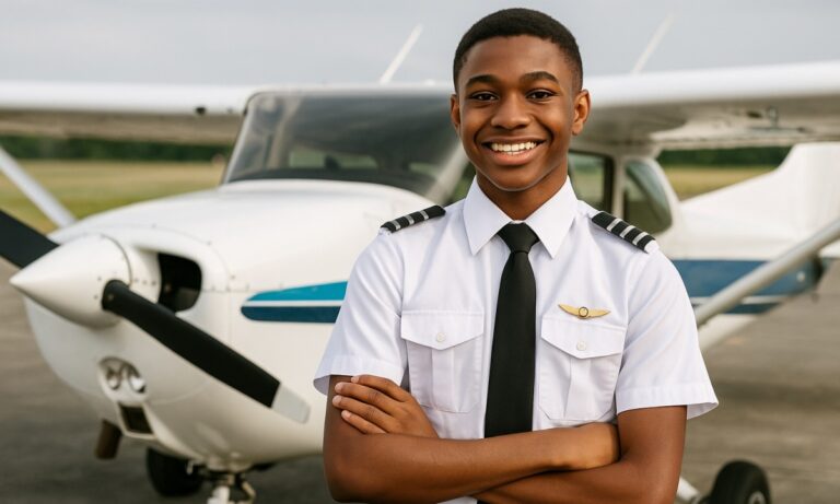 17χρονος πήρε άδεια πιλότου πριν καν τελειώσει το σχολείο!