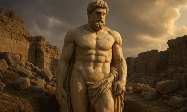 VIRAL: Ένα άγαλμα 4 μέτρων του Ηρακλή βρέθηκε θαμμένο στην Ιορδανία – Μαρτυρία ενός ήρωα που δεν ξεχάστηκε ποτέ