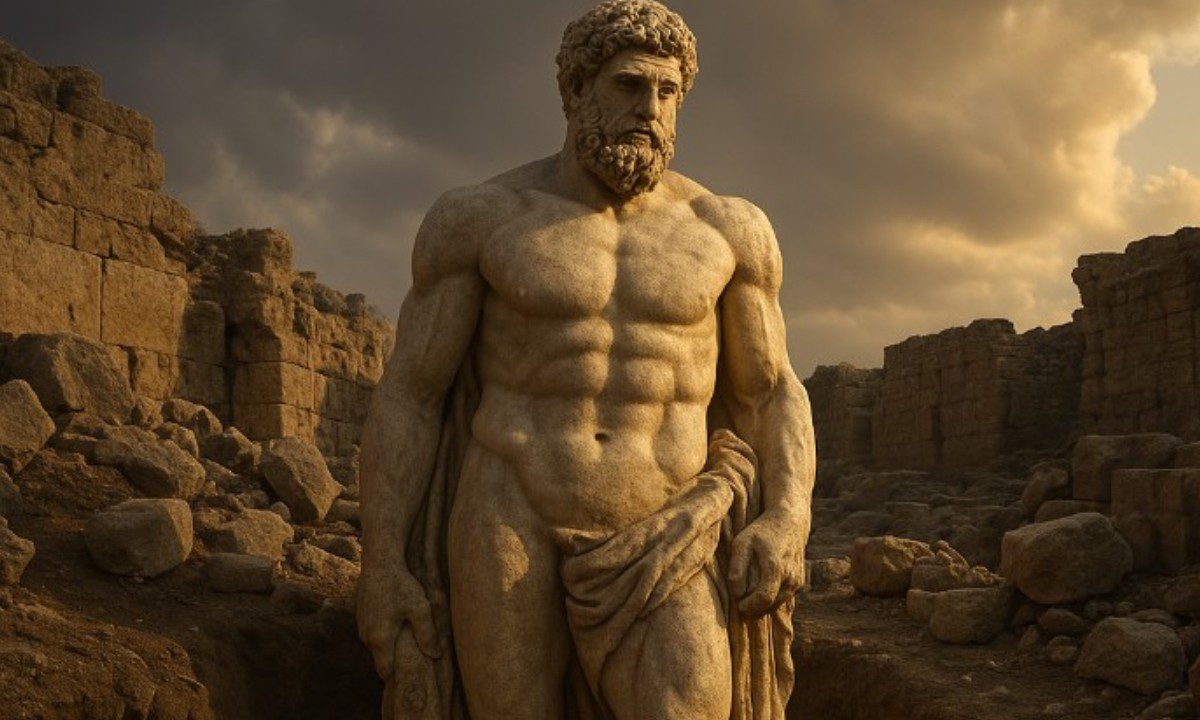 Ένα άγαλμα 4 μέτρων του Ηρακλή βρέθηκε θαμμένο στην Ιορδανία – Μαρτυρία ενός ήρωα που δεν ξεχάστηκε ποτέ