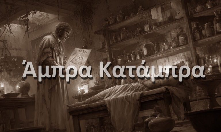 Νόμιζαν ότι με το Άμπρα Κατάμπρα θα γιατρευτούν από τον πυρετό. Όχι τώρα, πριν 1.800 χρόνια