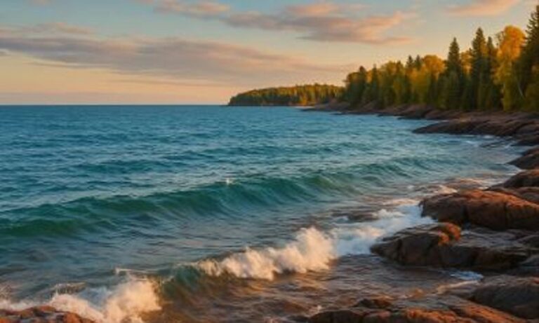 Η μεγαλύτερη λίμνη γλυκού νερού στον κόσμο είναι στην Αμερική και είναι τεράστια