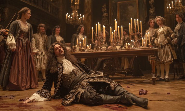 Πριν να αρχίσουν να κουνάνε το ραβδί με τα χέρια, οι μαέστροι χτυπούσαν με αυτό το πάτωμα, μέχρι που ένας χτύπησε το πόδι του, μολύνθηκε και πέθανε