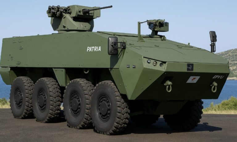 Patria 6×6: Το φινλανδικό θωρακισμένο όχημα που αλλάζει τα δεδομένα στο πεδίο μάχης