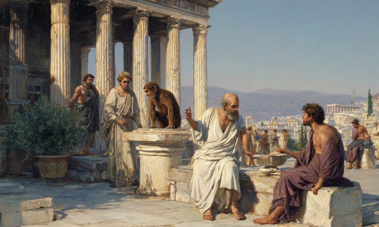 Ο Πλάτων ρώτησε Γιατί να μην είναι μέτρο όλων των πραγμάτων ο πίθηκος αντί για τον άνθρωπο;