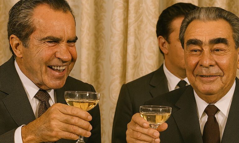 Ο πονηρός πολιτικός που έδινε στους άλλους ουίσκι και εκείνος έπινε νερό για να ελέγχει το παιχνίδι