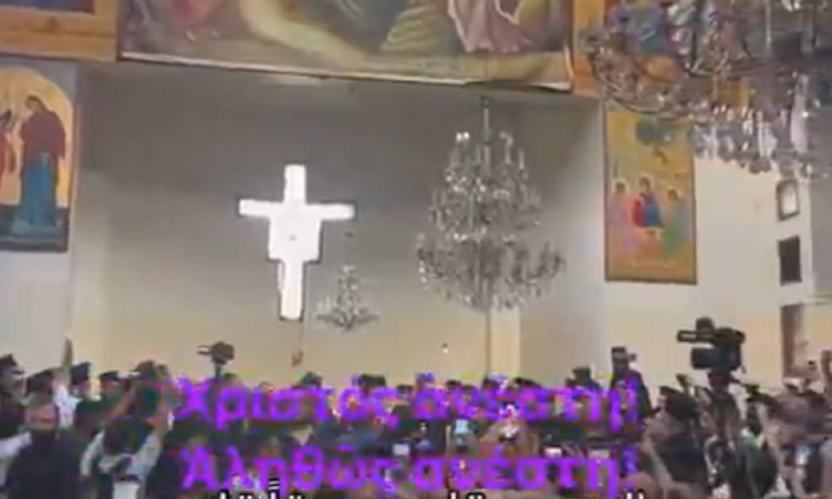 Αναστάσιμη Αντίσταση: Στον αιματοβαμμένο Προφήτη Ηλία στη Συρία η Πίστη νίκησε τον φόβο – Χριστός Ανέστη Σύριοι αδελφοί