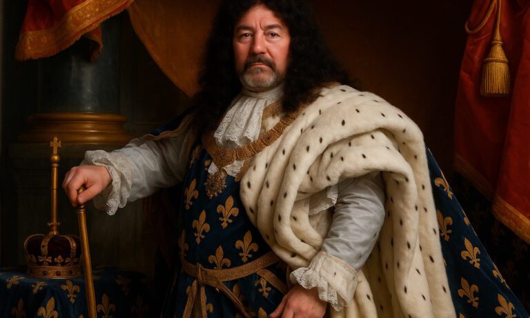 Ο Βασιλιάς που φορούσε τακούνια, καλσόν, περούκα και τιάρα, και έκανε πιρουέτες για να κυβερνήσει