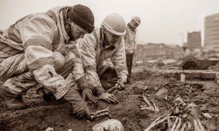 Οι έρευνες έδειξαν ότι ο βασιλιάς ήταν θαμμένος κάτω από το πάρκινγκ. Έσκαψαν και πράγματι, ήταν εκεί