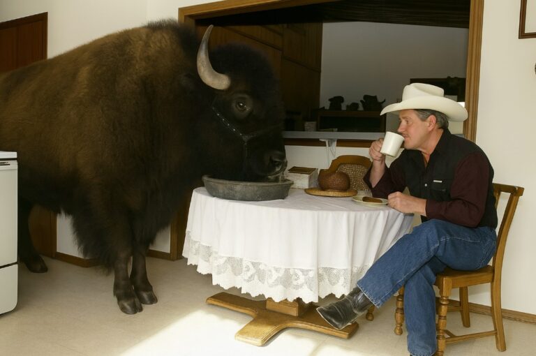 Ο Καναδός «Ψίθυρος στους Βίσωνες»: Έζησε με έναν δίτονο βίσωνα σαν να ήταν κατοικίδιο