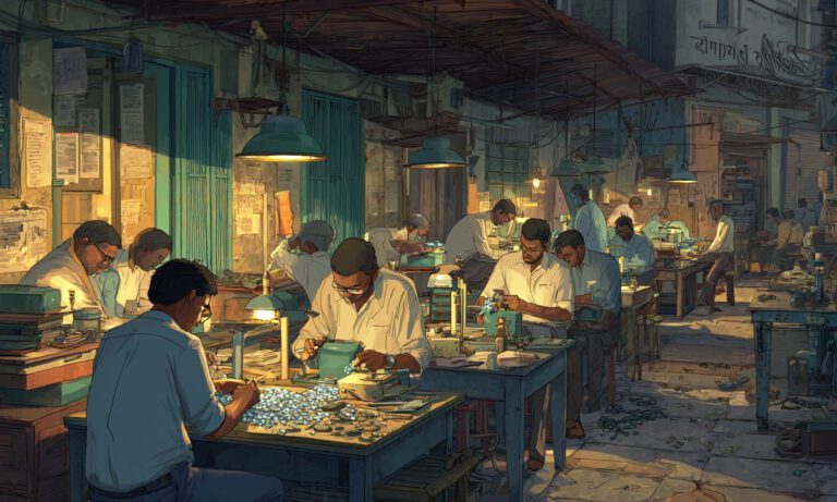 Γιατί 9 στα 10 διαμάντια πριν βγουν στην αγορά περνούν από αυτή την πόλη της Ινδίας;