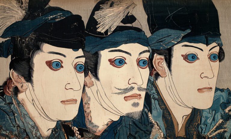 Οι Ευρωπαίοι με τα παράξενα, εξωγήινα μάτια. Δεν είχαν καθόλου άσπρο, ήταν μπλε.