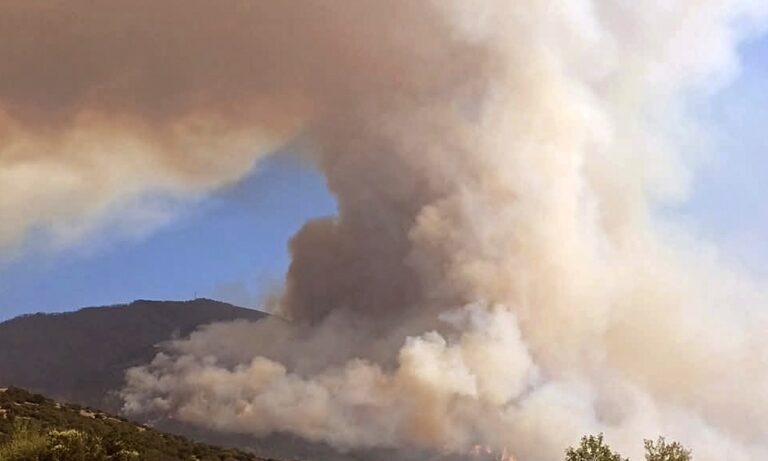 Ένας Έλληνας και ένας αλλοδαπός με εγκληματικό παρελθόν κατηγορούνται για τη φωτιά στο Φενεό Κορινθίας