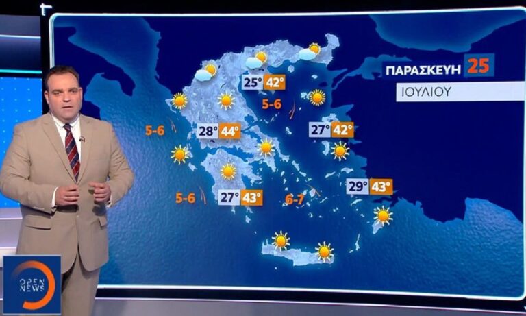 Καύσωνας – φωτιά: Έρχονται 45άρια και ακραίος κίνδυνος πυρκαγιάς