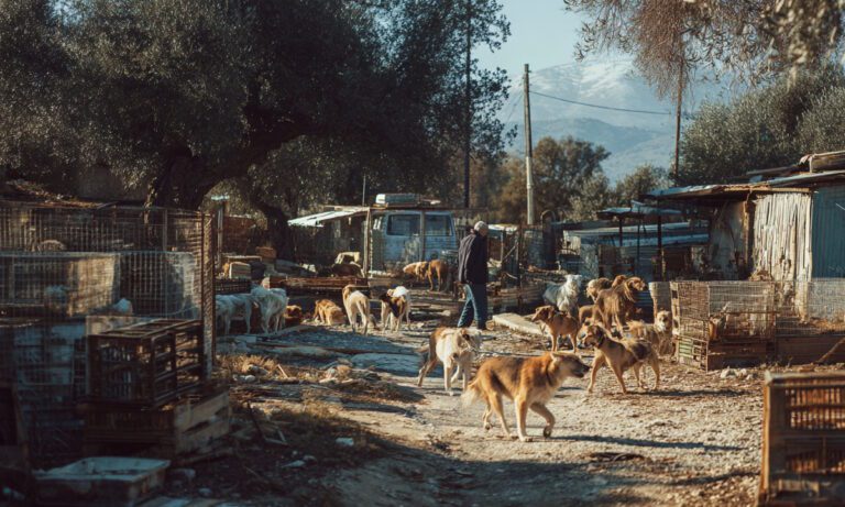 Κρήτη : Τη συνέλαβαν γιατί αγαπούσε τα ζώα υπερβολικά, είχε 66 σκυλιά και δε μπορούσε να τα φροντίσει