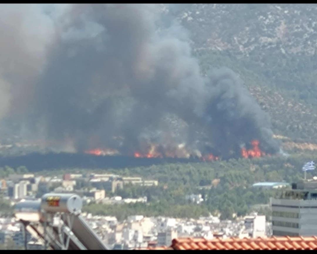 Φωτιά Πολυτεχνειούπολη Ζωγράφου - Ειδοποίηση 112
