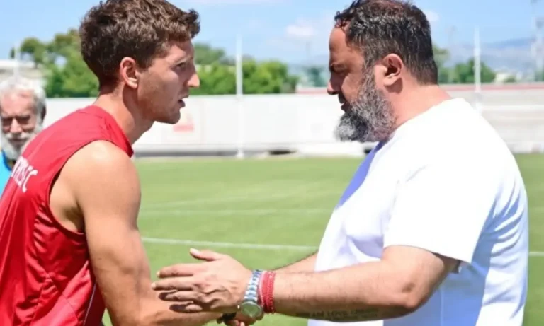 Αγιασμός στου Ρέντη παρουσία του Βαγγέλη Μαρινάκη