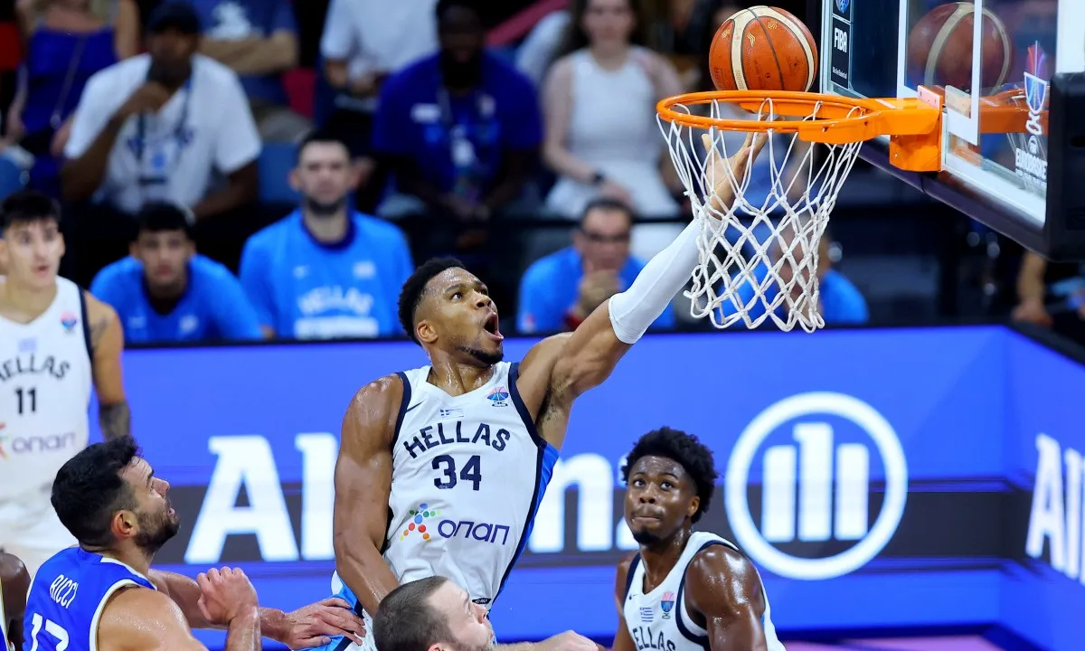 Ελλάδα – Ιταλία 75-66 : Κέρδισε χωρίς να πατήσει το γκάζι με 31 του Αντετοκούνμπο!