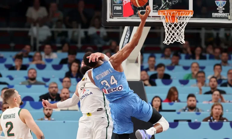 Λιθουανία – Ελλάδα 52-64: Πάνω από 10 πόντους η διαφορά για την Εθνική στο τέλος του τρίτου 10λεπτου