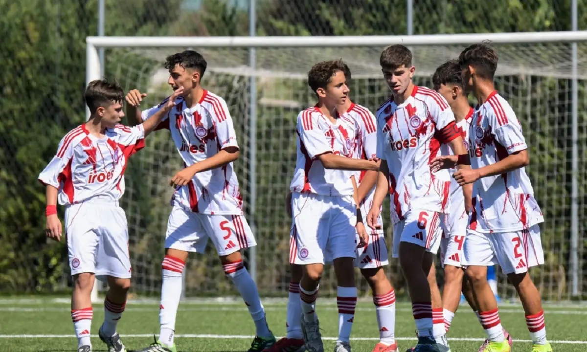 Πεντάρα στην πρεμιέρα για την Κ15 του Ολυμπιακού