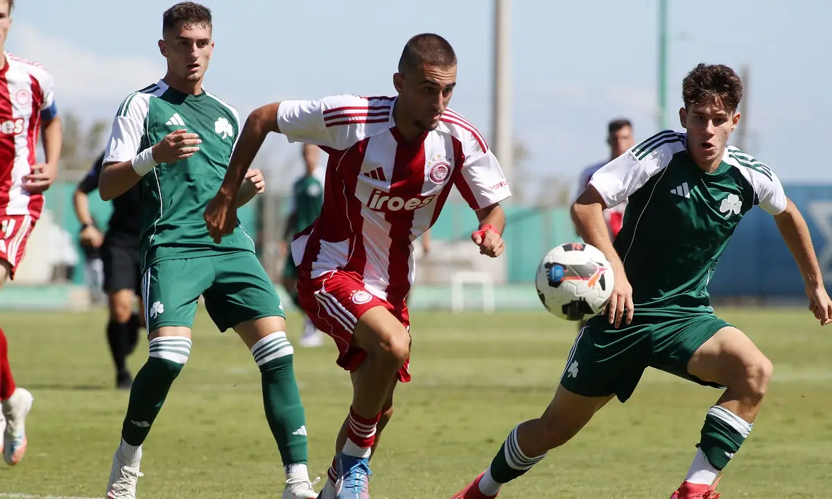 Ισοπαλία στο ντέρμπι Κ19 Παναθηναϊκού και Ολυμπιακού