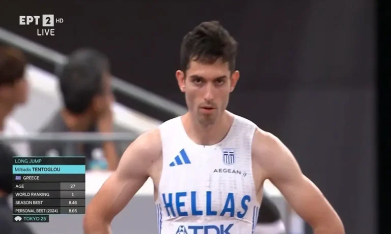 Παγκόσμιο Πρωτάθλημα Στίβου: Με ένα άλμα στον τελικό ο Μίλτος Τεντόγλου