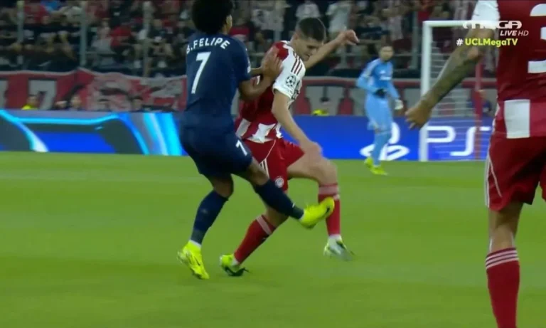 Δεν ευνόησε τον Ολυμπιακό η κόκκινη του Μπρούνο είπε ο Κώστας Νικολακόπουλος