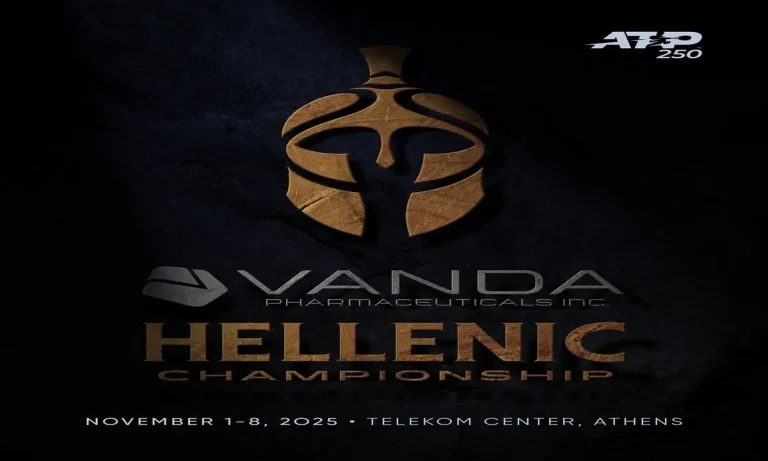 Ξεκινά στις 15 Οκτωβρίου η πώληση εισιτηρίων για το Vanda Pharmaceuticals Hellenic Championship ATP 250