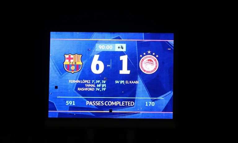 Mπερτσελόνα – Ολυμπιακός 6-1: Ποιες είναι οι πιο βαριές ευρωπαϊκές βραδιές του ελληνικού ποδοσφαίρου