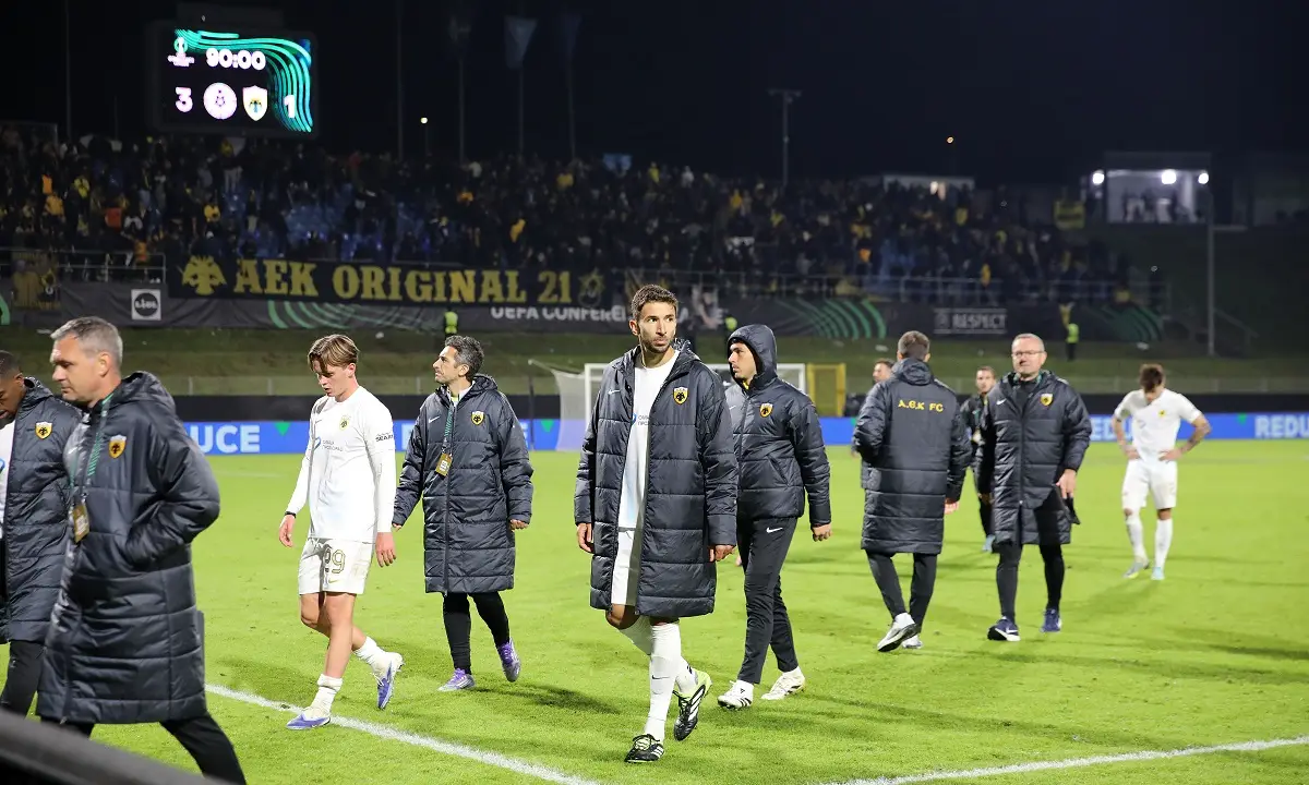 ΑΕΚ: Η βαθμολογία του Conference League, εκτός 24άδας από την 1η αγωνιστική