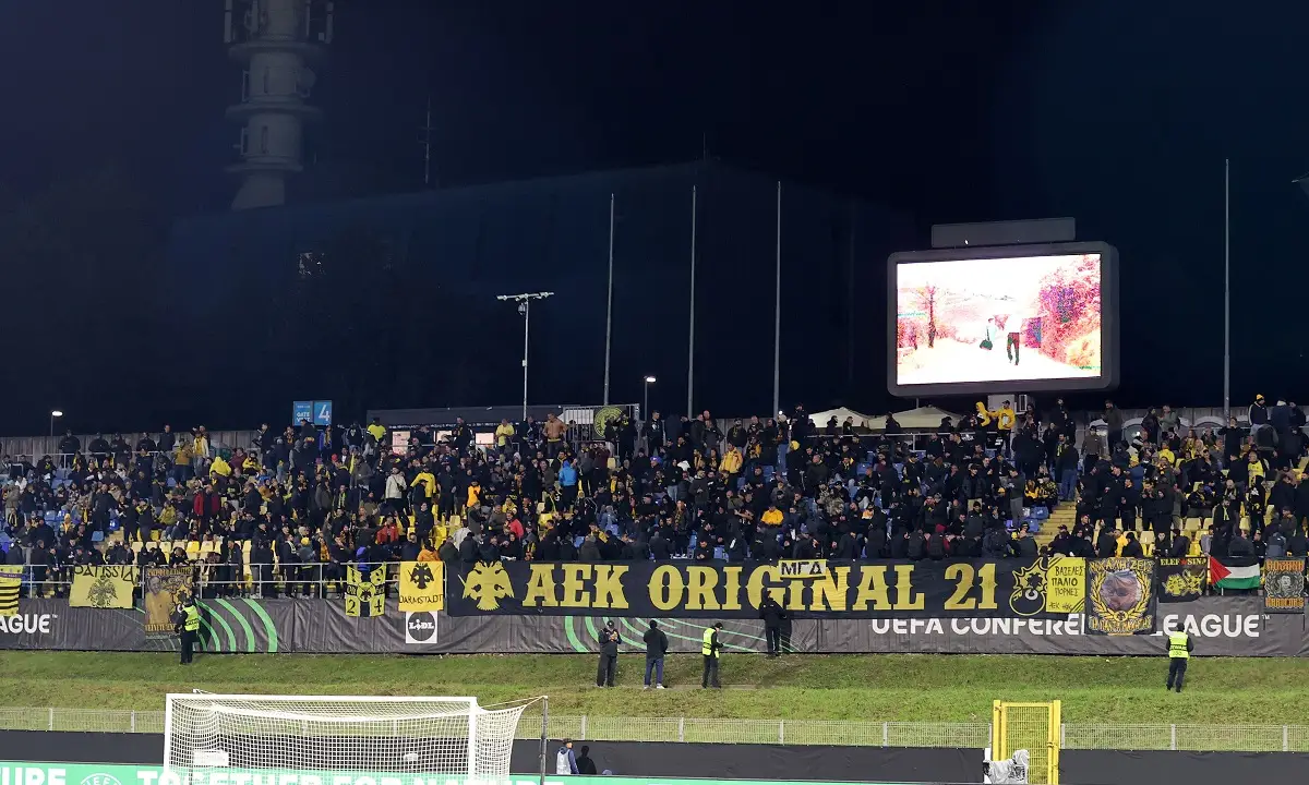 ΑΕΚ: Νέα Φιλαδέλφεια το Τσέλιε από 1.700 οπαδούς της ΑΕΚ