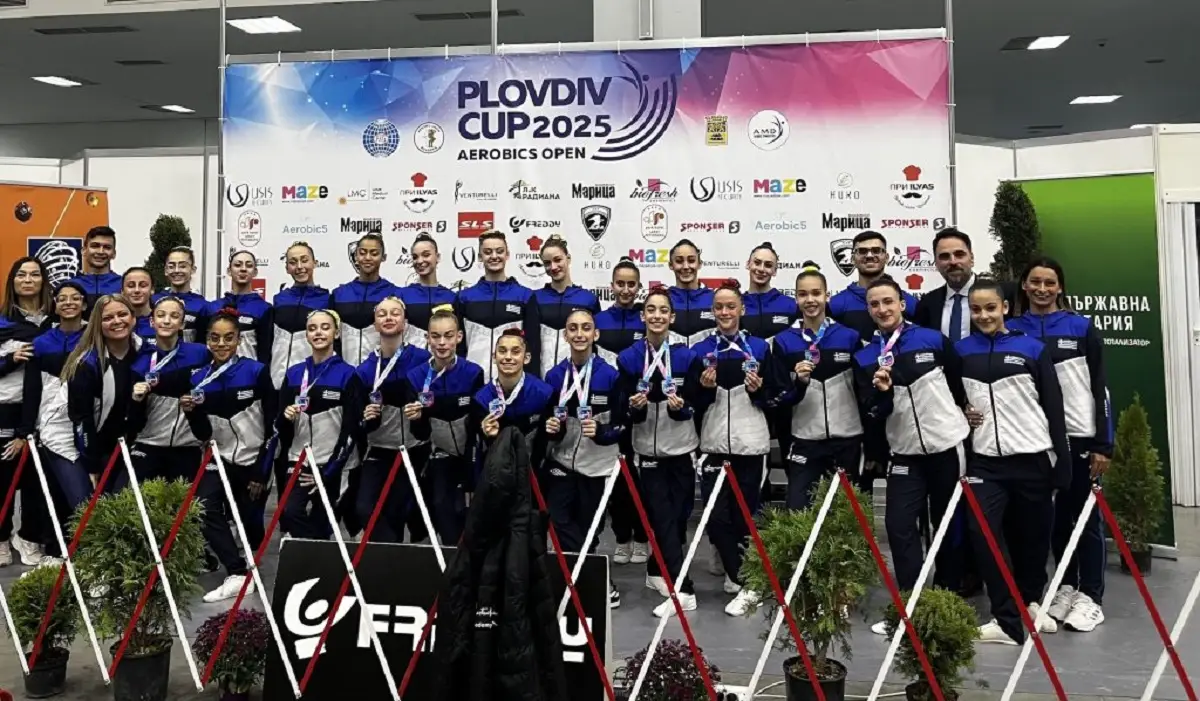 Γυμναστική: Εξαιρετική εμφάνιση της Εθνικής Ομάδας Αεροβικής Γυμναστικής στο Πλόβντιβ της Βουλγαρίας
