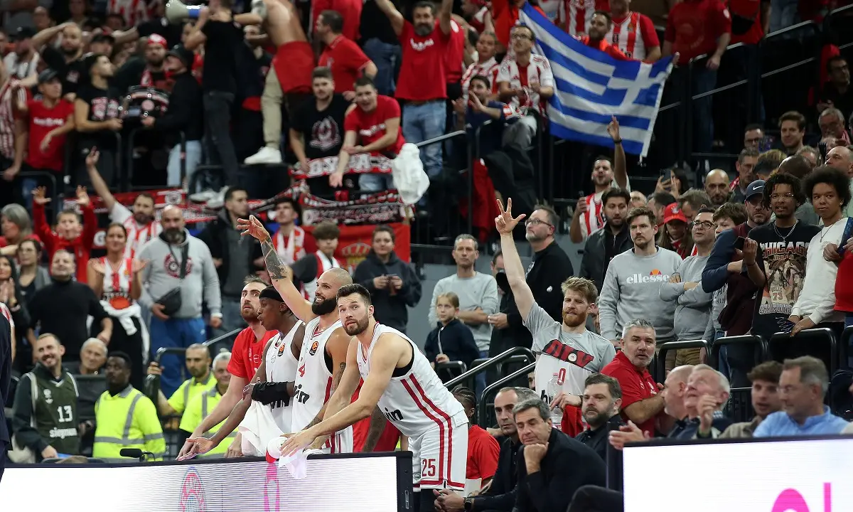 Euroleague βαθμολογία: Στη 2η θέση ο Ολυμπιακός, υποχώρησε ο Παναθηναϊκός