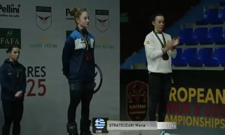 Η Μαρία Στρατουδάκη με δύο ασημένια και ρεκόρ Ευρώπης