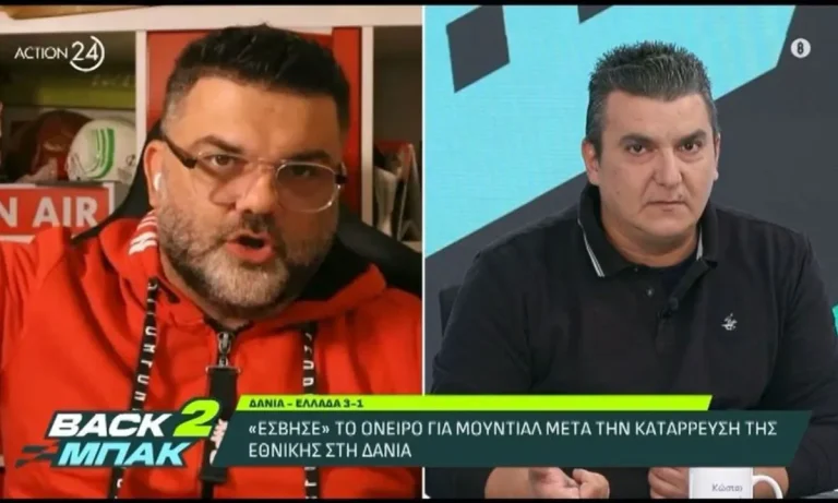 Χαμός με έντονες φωνές στον αέρα του Action 24 για Τζολάκη, Μπακασέτα και Κωνσταντέλια – Μαλλιά κουβάρια Βερβελές και Γουλής (βίντεο)