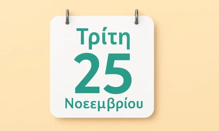 Γιορτές σήμερα 25 Νοεμβρίου – Ποιοι έχουν την ονομαστική τους εορτή