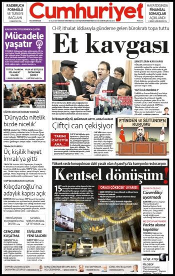 Αγιά Σοφιά: Την ώρα που η Λίνα Μενδώνη... «κοιμάται», ο Τουρκικός τύπος καταγγέλλει την τραγική μεταχείριση του εμβληματικού μνημείου.